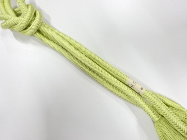 未使用品　正絹　撚り房　手組帯締め